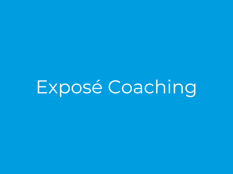 Exposé Coaching